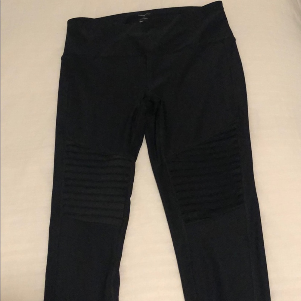 Black Moto Legging